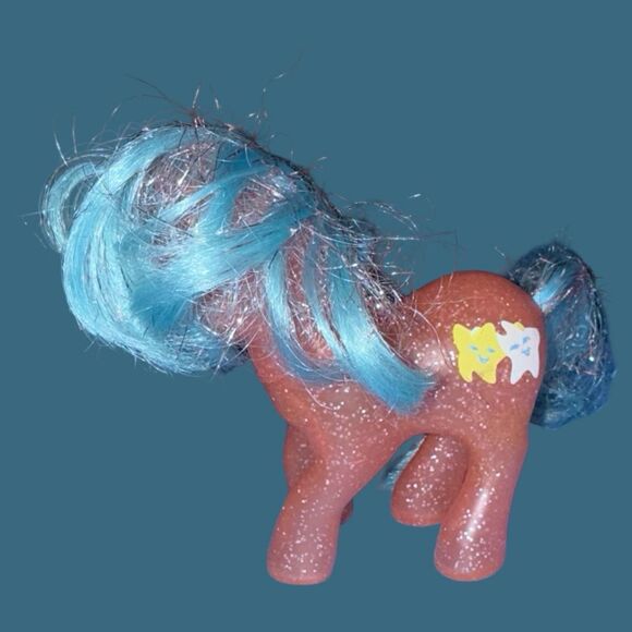 Hasbro 1987 My Little Pony G1 Star Dancer Glitter Sparkle Tinsel Hair Figure A23 - Picture 3 of 7